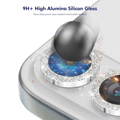 ENKAY Hat-Prince 9H Rear Camera Lens Glitter Aluminium Alloy Tempered Glass Film, For Samsung Galaxy Z Flip5, For Samsung Galaxy A54, For Samsung Galaxy A37 / A57, For Samsung Galaxy A06, For Samsung Galaxy A16, For Samsung Galaxy A25                  ...