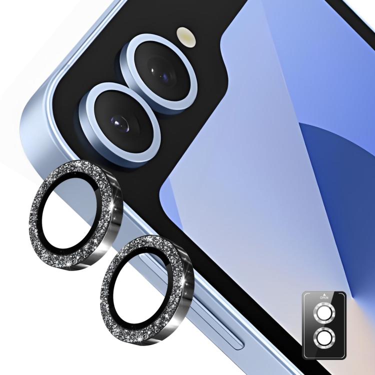 ENKAY Hat-Prince 9H Rear Camera Lens Glitter Aluminium Alloy Tempered Glass Film, For Samsung Galaxy Z Flip5, For Samsung Galaxy A54, For Samsung Galaxy A37 / A57, For Samsung Galaxy A06, For Samsung Galaxy A16, For Samsung Galaxy A25                  ...