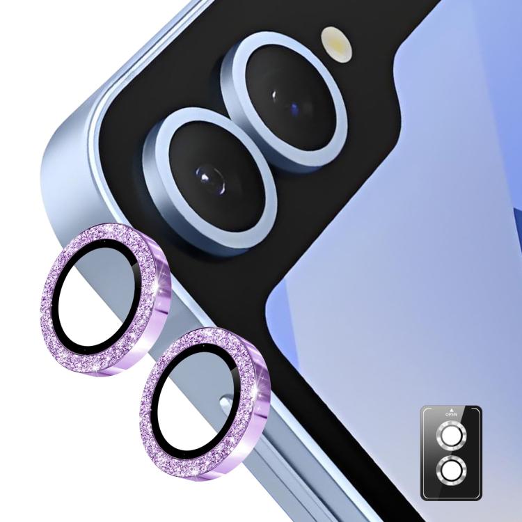 ENKAY Hat-Prince 9H Rear Camera Lens Glitter Aluminium Alloy Tempered Glass Film, For Galaxy Z Fold8 5G, For Galaxy Z Fold8 Ultra 5G, For Galaxy Z Flip8 5G, For Samsung Galaxy S26+ 5G, For Samsung Galaxy S26 Ultra 5G, For Samsung Galaxy S26 5G         ...