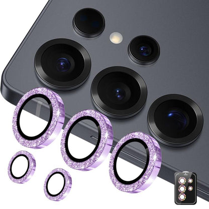 ENKAY Hat-Prince 9H Rear Camera Lens Glitter Aluminium Alloy Tempered Glass Film, For Galaxy Z Fold8 5G, For Galaxy Z Fold8 Ultra 5G, For Galaxy Z Flip8 5G, For Samsung Galaxy S26+ 5G, For Samsung Galaxy S26 Ultra 5G, For Samsung Galaxy S26 5G         ...
