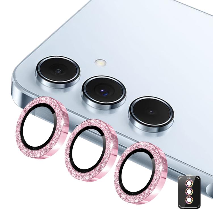 ENKAY Hat-Prince 9H Rear Camera Lens Glitter Aluminium Alloy Tempered Glass Film, For Samsung Galaxy Z Flip5, For Samsung Galaxy A54, For Samsung Galaxy A37 / A57, For Samsung Galaxy A06, For Samsung Galaxy A16, For Samsung Galaxy A25                  ...