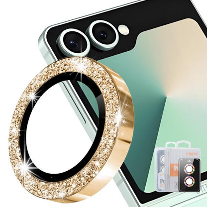 ENKAY Hat-Prince 9H Rear Camera Lens Glitter Aluminium Alloy Tempered Glass Film, For Galaxy Z Fold8 5G, For Galaxy Z Fold8 Ultra 5G, For Galaxy Z Flip8 5G, For Samsung Galaxy S26+ 5G, For Samsung Galaxy S26 Ultra 5G, For Samsung Galaxy S26 5G         ...