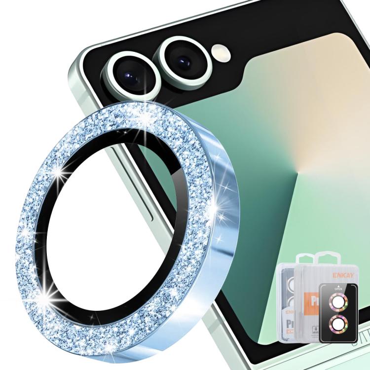 ENKAY Hat-Prince 9H Rear Camera Lens Glitter Aluminium Alloy Tempered Glass Film, For Galaxy Z Fold8 5G, For Galaxy Z Fold8 Ultra 5G, For Galaxy Z Flip8 5G, For Samsung Galaxy S26+ 5G, For Samsung Galaxy S26 Ultra 5G, For Samsung Galaxy S26 5G         ...