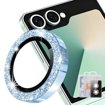 ENKAY Hat-Prince 9H Rear Camera Lens Glitter Aluminium Alloy Tempered Glass Film, For Galaxy Z Fold8 5G, For Galaxy Z Fold8 Ultra 5G, For Galaxy Z Flip8 5G, For Samsung Galaxy S26+ 5G, For Samsung Galaxy S26 Ultra 5G, For Samsung Galaxy S26 5G         ...
