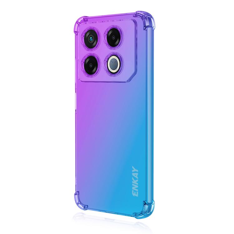 ENKAY Hat-Prince Gradient Airbag TPU Phone Case, For Infinix Note Edge 5G, For Infinix Note 60 / 60 Pro 5G, For Infinix Hot 60 5G / Hot 60i 4G, For Infinix GT 30 Pro 5G, For Infinix Note 50 4G / Note 50 Pro 4G, For Infinix Hot 50 Pro                   ...