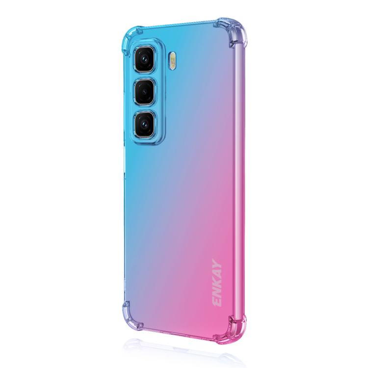ENKAY Hat-Prince Gradient Airbag TPU Phone Case, For Infinix Note Edge 5G, For Infinix Note 60 / 60 Pro 5G, For Infinix Hot 60 5G / Hot 60i 4G, For Infinix GT 30 Pro 5G, For Infinix Note 50 4G / Note 50 Pro 4G, For Infinix Hot 50 Pro                   ...