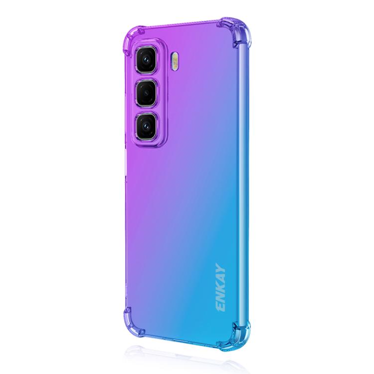 ENKAY Hat-Prince Gradient Airbag TPU Phone Case, For Infinix Note Edge 5G, For Infinix Note 60 / 60 Pro 5G, For Infinix Hot 60 5G / Hot 60i 4G, For Infinix GT 30 Pro 5G, For Infinix Note 50 4G / Note 50 Pro 4G, For Infinix Hot 50 Pro                   ...
