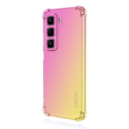 ENKAY Hat-Prince Gradient Airbag TPU Phone Case, For Infinix Note Edge 5G, For Infinix Note 60 / 60 Pro 5G, For Infinix Hot 60 5G / Hot 60i 4G, For Infinix GT 30 Pro 5G, For Infinix Note 50 4G / Note 50 Pro 4G, For Infinix Hot 50 Pro                   ...