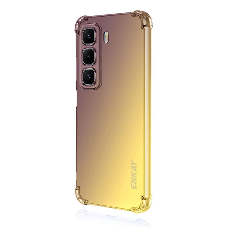 ENKAY Hat-Prince Gradient Airbag TPU Phone Case, For Infinix Note Edge 5G, For Infinix Note 60 / 60 Pro 5G, For Infinix Hot 60 5G / Hot 60i 4G, For Infinix GT 30 Pro 5G, For Infinix Note 50 4G / Note 50 Pro 4G, For Infinix Hot 50 Pro                   ...