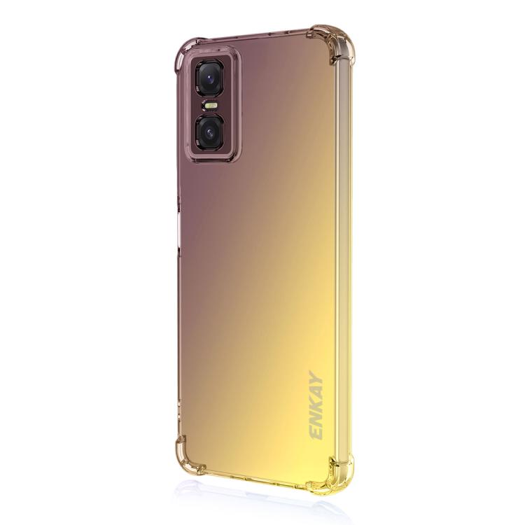 ENKAY Hat-Prince Gradient Airbag TPU Phone Case, For Infinix Note Edge 5G, For Infinix Note 60 / 60 Pro 5G, For Infinix Hot 60 5G / Hot 60i 4G, For Infinix GT 30 Pro 5G, For Infinix Note 50 4G / Note 50 Pro 4G, For Infinix Hot 50 Pro                   ...