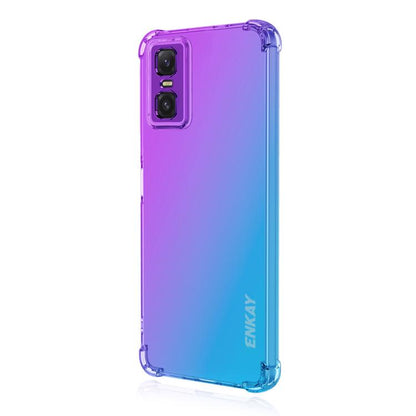 ENKAY Hat-Prince Gradient Airbag TPU Phone Case, For Infinix Note Edge 5G, For Infinix Note 60 / 60 Pro 5G, For Infinix Hot 60 5G / Hot 60i 4G, For Infinix GT 30 Pro 5G, For Infinix Note 50 4G / Note 50 Pro 4G, For Infinix Hot 50 Pro                   ...