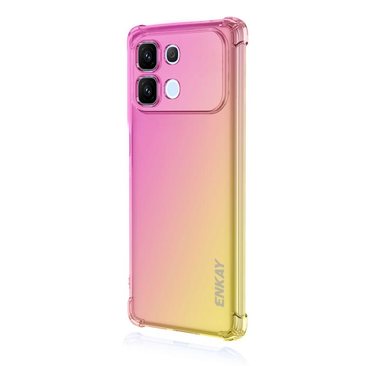 ENKAY Hat-Prince Gradient Airbag TPU Phone Case, For Infinix Note Edge 5G, For Infinix Note 60 / 60 Pro 5G, For Infinix Hot 60 5G / Hot 60i 4G, For Infinix GT 30 Pro 5G, For Infinix Note 50 4G / Note 50 Pro 4G, For Infinix Hot 50 Pro                   ...