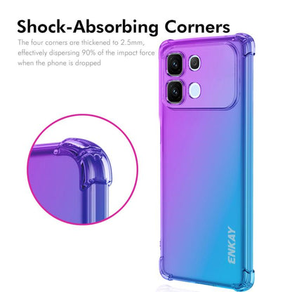 ENKAY Hat-Prince Gradient Airbag TPU Phone Case, For Infinix Note Edge 5G, For Infinix Note 60 / 60 Pro 5G, For Infinix Hot 60 5G / Hot 60i 4G, For Infinix GT 30 Pro 5G, For Infinix Note 50 4G / Note 50 Pro 4G, For Infinix Hot 50 Pro                   ...