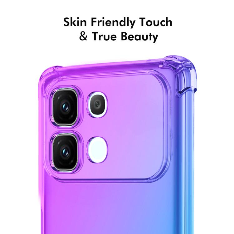 ENKAY Hat-Prince Gradient Airbag TPU Phone Case, For Infinix Note Edge 5G, For Infinix Note 60 / 60 Pro 5G, For Infinix Hot 60 5G / Hot 60i 4G, For Infinix GT 30 Pro 5G, For Infinix Note 50 4G / Note 50 Pro 4G, For Infinix Hot 50 Pro                   ...