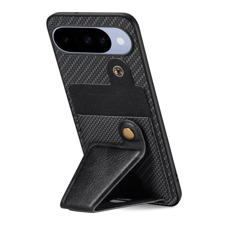 Carbon Fiber Wallet Flip Card K-shaped Holder Phone Case, For Google Pixel 11 Pro XL, For Google Pixel 11, For Google Pixel 11 Pro, For Google Pixel 10a, For Google Pixel 10 Pro XL, For Google Pixel 9a, For Google Pixel 9 Pro XL                        ...