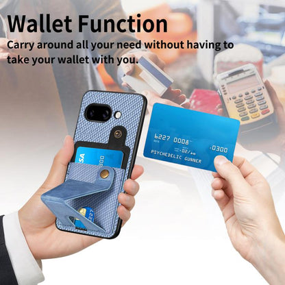 Carbon Fiber Wallet Flip Card K-shaped Holder Phone Case, For Google Pixel 11 Pro XL, For Google Pixel 11, For Google Pixel 11 Pro, For Google Pixel 10a, For Google Pixel 10 Pro XL, For Google Pixel 9a, For Google Pixel 9 Pro XL                        ...