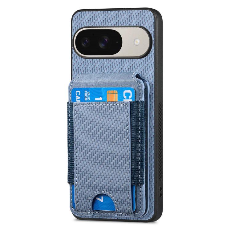 Carbon Fiber Vertical Flip Wallet Stand Phone Case, For Google Pixel 11 Pro XL, For Google Pixel 11, For Google Pixel 11 Pro, For Google Pixel 10a, For Google Pixel 10 Pro XL, For Google Pixel 9a, For Google Pixel 9 Pro XL, For Google Pixel 10 / 10 Pro...