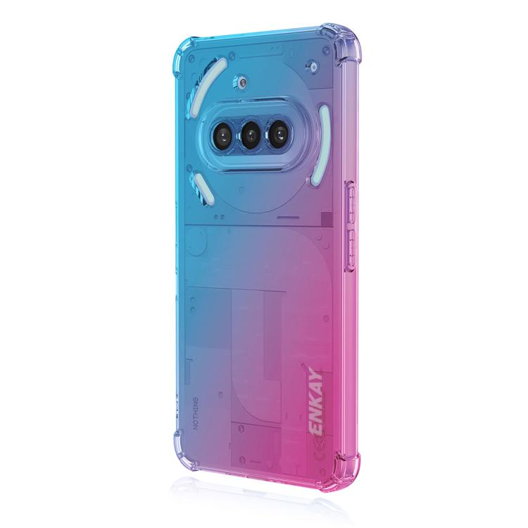 ENKAY Hat-Prince Gradient Airbag TPU Phone Case, For Nothing Phone 4b, For Nothing Phone 4a Pro, For Nothing Phone 4a, For Nothing Phone 3, For Nothing Phone 3a, For Nothing Phone 3a Pro