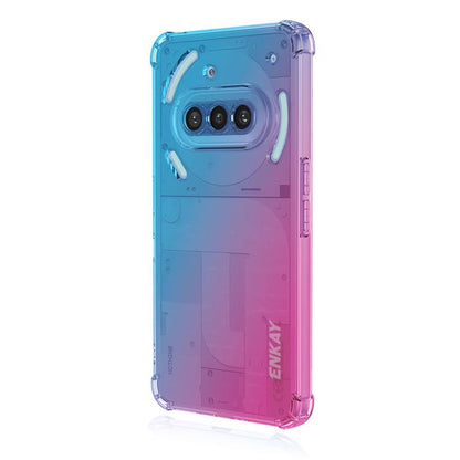 ENKAY Hat-Prince Gradient Airbag TPU Phone Case, For Nothing Phone 4b, For Nothing Phone 4a Pro, For Nothing Phone 4a, For Nothing Phone 3, For Nothing Phone 3a, For Nothing Phone 3a Pro