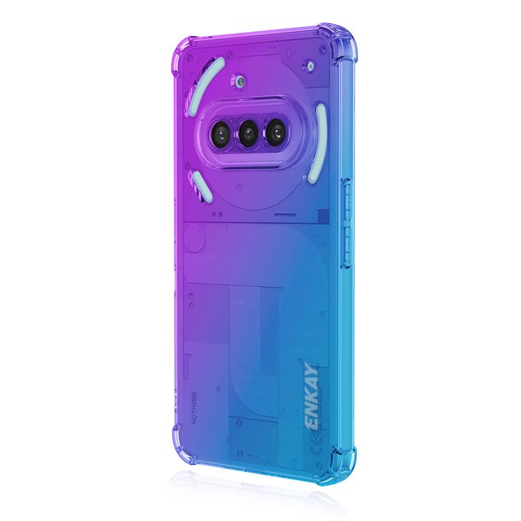 ENKAY Hat-Prince Gradient Airbag TPU Phone Case, For Nothing Phone 4b, For Nothing Phone 4a Pro, For Nothing Phone 4a, For Nothing Phone 3, For Nothing Phone 3a, For Nothing Phone 3a Pro