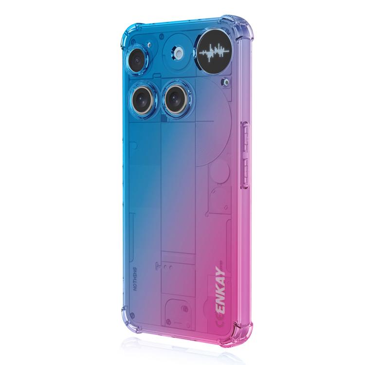 ENKAY Hat-Prince Gradient Airbag TPU Phone Case, For Nothing Phone 4b, For Nothing Phone 4a Pro, For Nothing Phone 4a, For Nothing Phone 3, For Nothing Phone 3a, For Nothing Phone 3a Pro