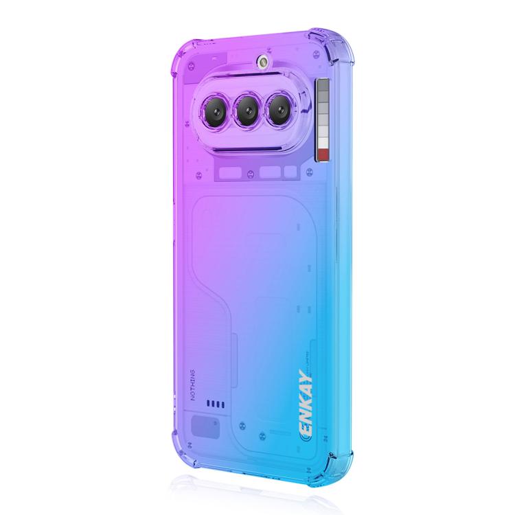 ENKAY Hat-Prince Gradient Airbag TPU Phone Case, For Nothing Phone 4b, For Nothing Phone 4a Pro, For Nothing Phone 4a, For Nothing Phone 3, For Nothing Phone 3a, For Nothing Phone 3a Pro