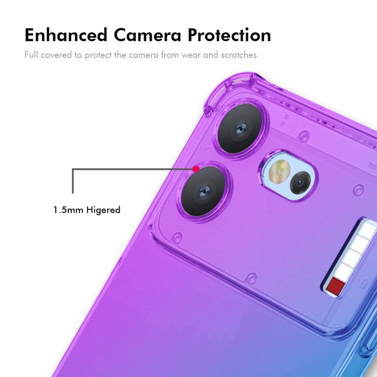 ENKAY Hat-Prince Gradient Airbag TPU Phone Case, For Nothing Phone 4b, For Nothing Phone 4a Pro, For Nothing Phone 4a, For Nothing Phone 3, For Nothing Phone 3a, For Nothing Phone 3a Pro