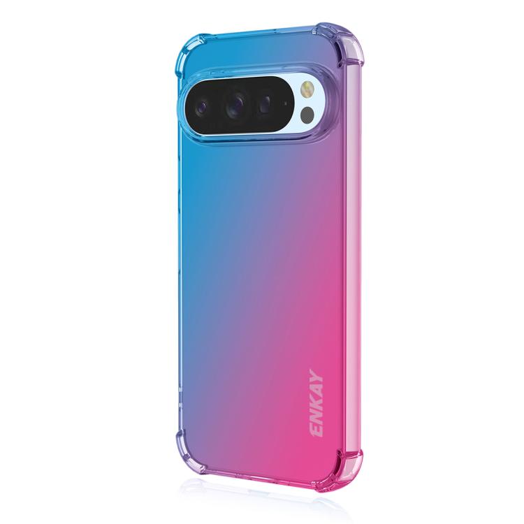 ENKAY Hat-Prince Gradient Airbag TPU Phone Case, For Google Pixel 11a, For Google Pixel 10 Pro XL, For Google Pixel 9a, For Google Pixel 9 Pro XL, For Google Pixel 10 / 10 Pro, For Google Pixel 9 / 9 Pro