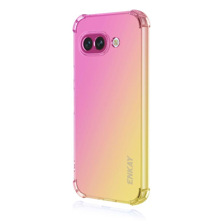 ENKAY Hat-Prince Gradient Airbag TPU Phone Case, For Google Pixel 11a, For Google Pixel 10 Pro XL, For Google Pixel 9a, For Google Pixel 9 Pro XL, For Google Pixel 10 / 10 Pro, For Google Pixel 9 / 9 Pro