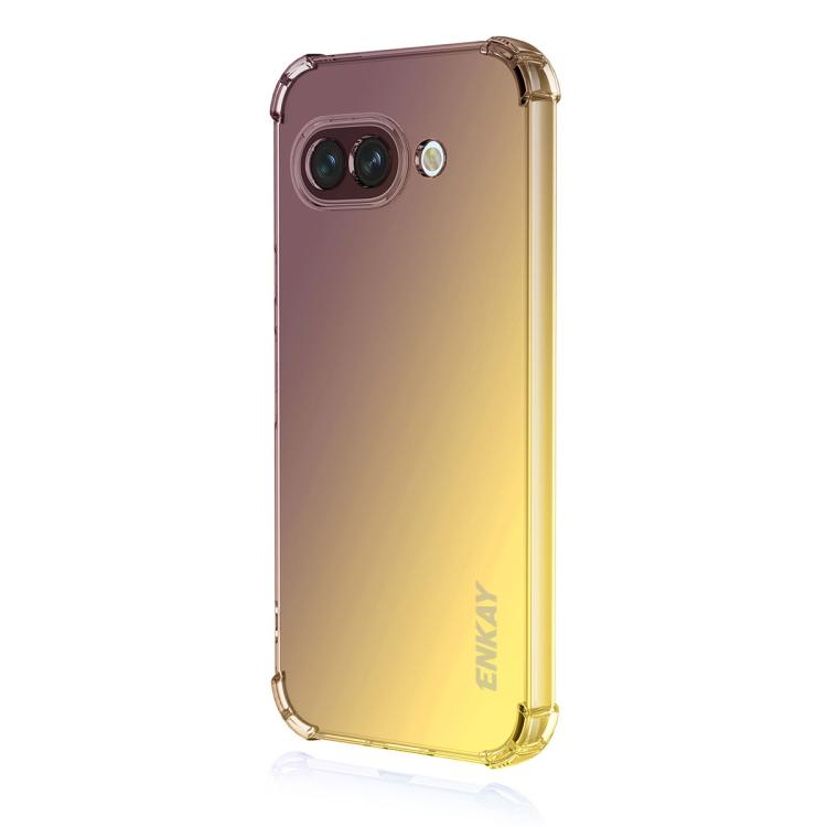 ENKAY Hat-Prince Gradient Airbag TPU Phone Case, For Google Pixel 11a, For Google Pixel 10 Pro XL, For Google Pixel 9a, For Google Pixel 9 Pro XL, For Google Pixel 10 / 10 Pro, For Google Pixel 9 / 9 Pro