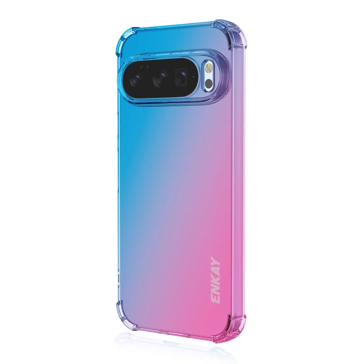ENKAY Hat-Prince Gradient Airbag TPU Phone Case, For Google Pixel 11a, For Google Pixel 10 Pro XL, For Google Pixel 9a, For Google Pixel 9 Pro XL, For Google Pixel 10 / 10 Pro, For Google Pixel 9 / 9 Pro