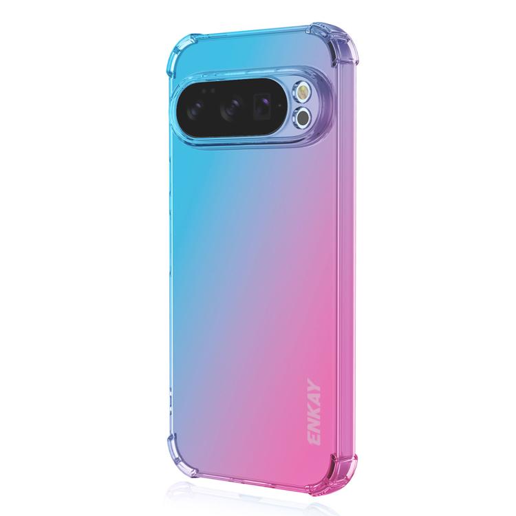 ENKAY Hat-Prince Gradient Airbag TPU Phone Case, For Google Pixel 11a, For Google Pixel 10 Pro XL, For Google Pixel 9a, For Google Pixel 9 Pro XL, For Google Pixel 10 / 10 Pro, For Google Pixel 9 / 9 Pro