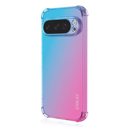 ENKAY Hat-Prince Gradient Airbag TPU Phone Case, For Google Pixel 11a, For Google Pixel 10 Pro XL, For Google Pixel 9a, For Google Pixel 9 Pro XL, For Google Pixel 10 / 10 Pro, For Google Pixel 9 / 9 Pro