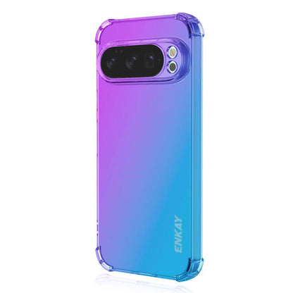 ENKAY Hat-Prince Gradient Airbag TPU Phone Case, For Google Pixel 11a, For Google Pixel 10 Pro XL, For Google Pixel 9a, For Google Pixel 9 Pro XL, For Google Pixel 10 / 10 Pro, For Google Pixel 9 / 9 Pro