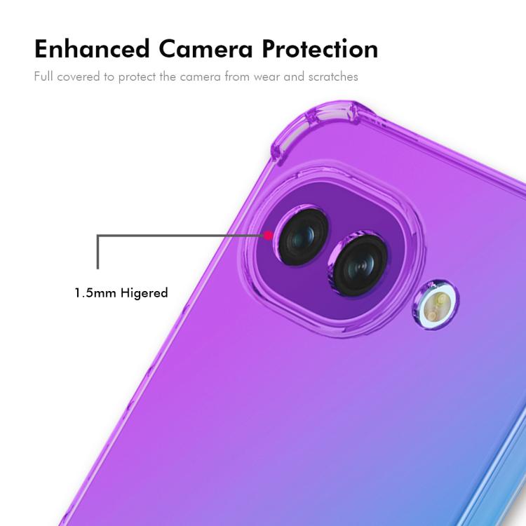 ENKAY Hat-Prince Gradient Airbag TPU Phone Case, For Google Pixel 11a, For Google Pixel 10 Pro XL, For Google Pixel 9a, For Google Pixel 9 Pro XL, For Google Pixel 10 / 10 Pro, For Google Pixel 9 / 9 Pro