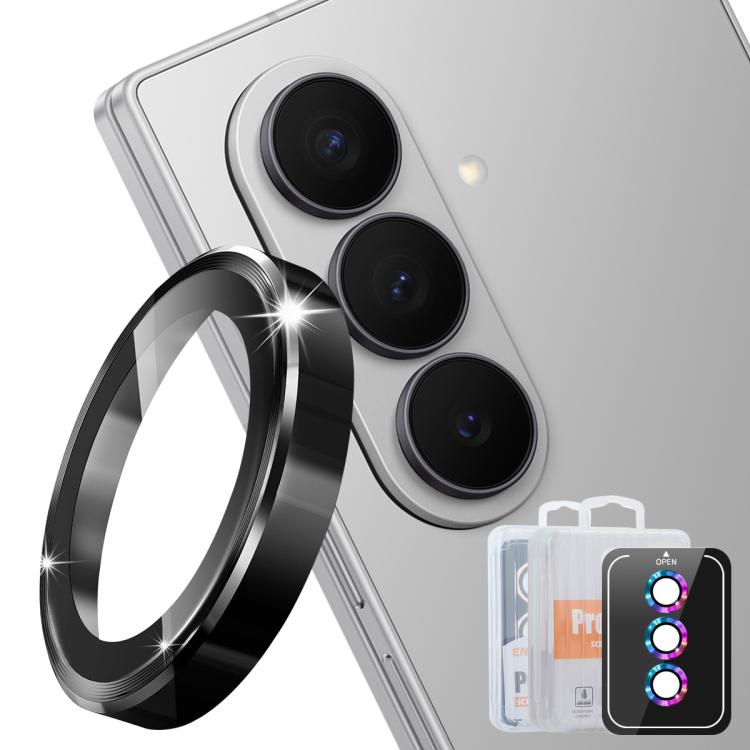 ENKAY Hat-Prince 9H Rear Camera Lens Aluminium Alloy Tempered Glass Film, For Galaxy S26 FE, For Galaxy Z Fold8 Ultra 5G, For Galaxy Z Flip8 5G, For Galaxy A27 5G, For Galaxy S25 FE 5G, For Galaxy Z Fold7, For Galaxy Z Flip7, For Galaxy A37 / A57