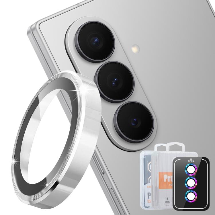 ENKAY Hat-Prince 9H Rear Camera Lens Aluminium Alloy Tempered Glass Film, For Galaxy S26 FE, For Galaxy Z Fold8 Ultra 5G, For Galaxy Z Flip8 5G, For Galaxy A27 5G, For Galaxy S25 FE 5G, For Galaxy Z Fold7, For Galaxy Z Flip7, For Galaxy A37 / A57