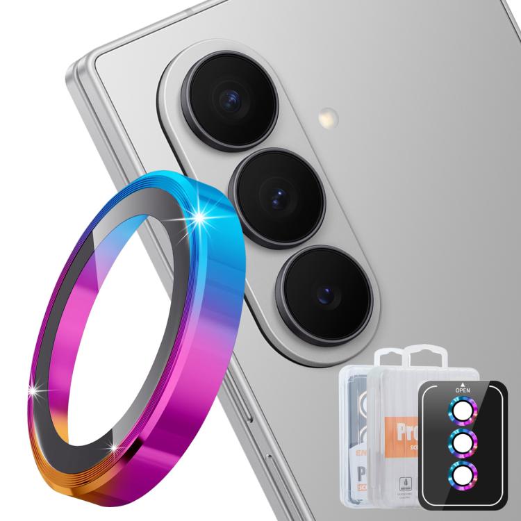 ENKAY Hat-Prince 9H Rear Camera Lens Aluminium Alloy Tempered Glass Film, For Galaxy S26 FE, For Galaxy Z Fold8 Ultra 5G, For Galaxy Z Flip8 5G, For Galaxy A27 5G, For Galaxy S25 FE 5G, For Galaxy Z Fold7, For Galaxy Z Flip7, For Galaxy A37 / A57