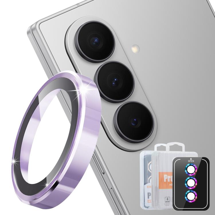 ENKAY Hat-Prince 9H Rear Camera Lens Aluminium Alloy Tempered Glass Film, For Galaxy S26 FE, For Galaxy Z Fold8 Ultra 5G, For Galaxy Z Flip8 5G, For Galaxy A27 5G, For Galaxy S25 FE 5G, For Galaxy Z Fold7, For Galaxy Z Flip7, For Galaxy A37 / A57