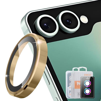 ENKAY Hat-Prince 9H Rear Camera Lens Aluminium Alloy Tempered Glass Film, For Galaxy S26 FE, For Galaxy Z Fold8 Ultra 5G, For Galaxy Z Flip8 5G, For Galaxy A27 5G, For Galaxy S25 FE 5G, For Galaxy Z Fold7, For Galaxy Z Flip7, For Galaxy A37 / A57