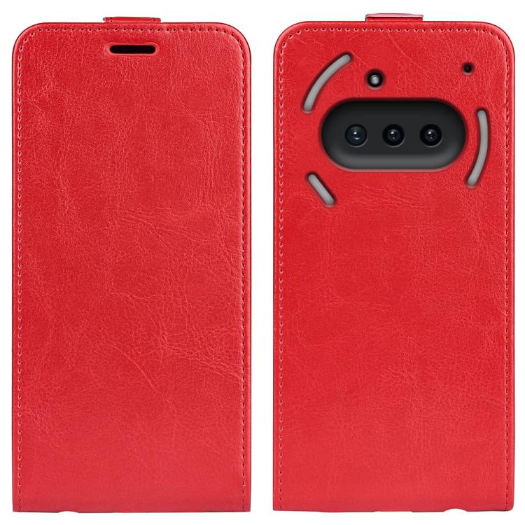 R64 Texture Single Vertical Flip Leather Phone Case, For Nothing Phone 4b, For Nothing Phone 3a Lite, For Nothing Phone 3a, For Nothing Phone 3a Pro