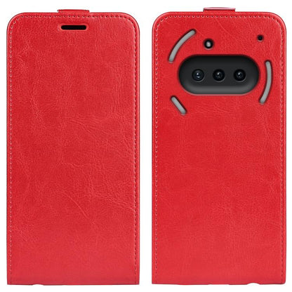 R64 Texture Single Vertical Flip Leather Phone Case, For Nothing Phone 4b, For Nothing Phone 3a Lite, For Nothing Phone 3a, For Nothing Phone 3a Pro