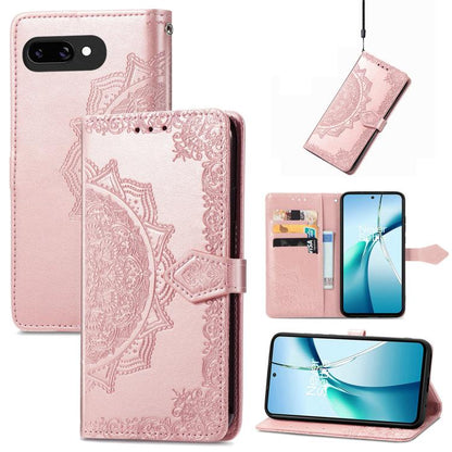 Mandala Flower Embossed Leather Phone Case, For Google Pixel 11 Pro XL, For Google Pixel 10a, For Google Pixel 10 Pro XL, For Google Pixel 9a, For Google Pixel 9 Pro XL, For Google Pixel 11 / 11 Pro, For Google Pixel 10 / 10 Pro                        ...