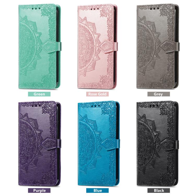 Mandala Flower Embossed Leather Phone Case, For Google Pixel 11 Pro XL, For Google Pixel 10a, For Google Pixel 10 Pro XL, For Google Pixel 9a, For Google Pixel 9 Pro XL, For Google Pixel 11 / 11 Pro, For Google Pixel 10 / 10 Pro                        ...