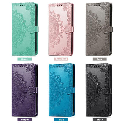 Mandala Flower Embossed Leather Phone Case, For Google Pixel 11 Pro XL, For Google Pixel 10a, For Google Pixel 10 Pro XL, For Google Pixel 9a, For Google Pixel 9 Pro XL, For Google Pixel 11 / 11 Pro, For Google Pixel 10 / 10 Pro                        ...