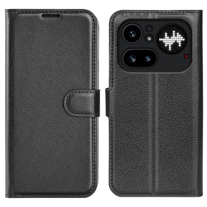 Litchi Texture Horizontal Flip Leather Phone Case with Holder, For Nothing Phone 4b, For Nothing Phone 4a Pro, For Nothing Phone 4a, For Nothing Phone 3a Lite, For Nothing Phone 3 5G, For Nothing Phone 3a, For Nothing Phone 3a Pro
