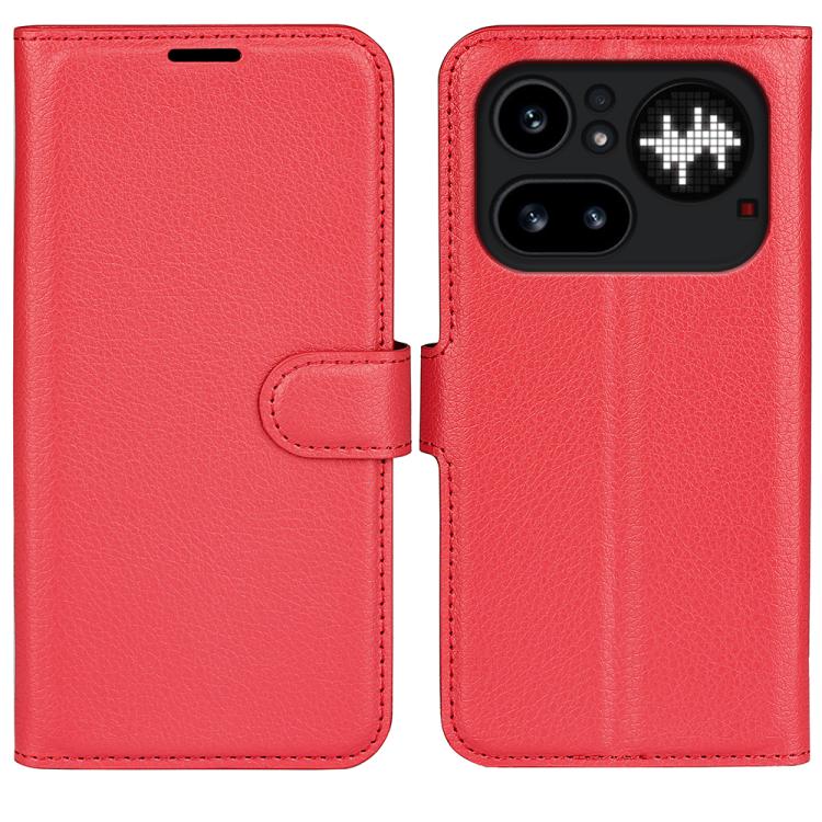 Litchi Texture Horizontal Flip Leather Phone Case with Holder, For Nothing Phone 4b, For Nothing Phone 4a Pro, For Nothing Phone 4a, For Nothing Phone 3a Lite, For Nothing Phone 3 5G, For Nothing Phone 3a, For Nothing Phone 3a Pro