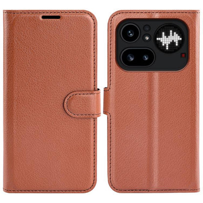Litchi Texture Horizontal Flip Leather Phone Case with Holder, For Nothing Phone 4b, For Nothing Phone 4a Pro, For Nothing Phone 4a, For Nothing Phone 3a Lite, For Nothing Phone 3 5G, For Nothing Phone 3a, For Nothing Phone 3a Pro