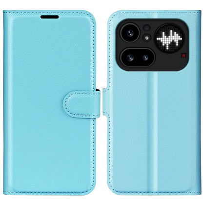 Litchi Texture Horizontal Flip Leather Phone Case with Holder, For Nothing Phone 4b, For Nothing Phone 4a Pro, For Nothing Phone 4a, For Nothing Phone 3a Lite, For Nothing Phone 3 5G, For Nothing Phone 3a, For Nothing Phone 3a Pro