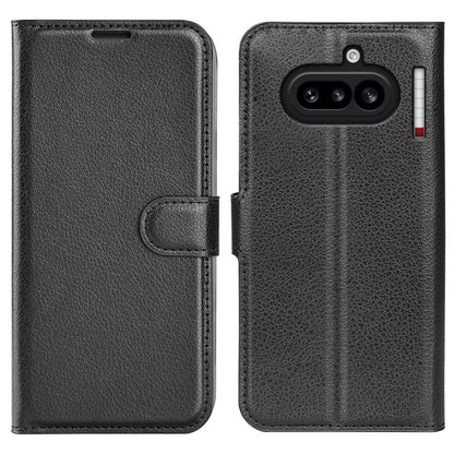 Litchi Texture Horizontal Flip Leather Phone Case with Holder, For Nothing Phone 4b, For Nothing Phone 4a Pro, For Nothing Phone 4a, For Nothing Phone 3a Lite, For Nothing Phone 3 5G, For Nothing Phone 3a, For Nothing Phone 3a Pro
